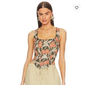 Miaou Corset Campbell Top Art Nouveau